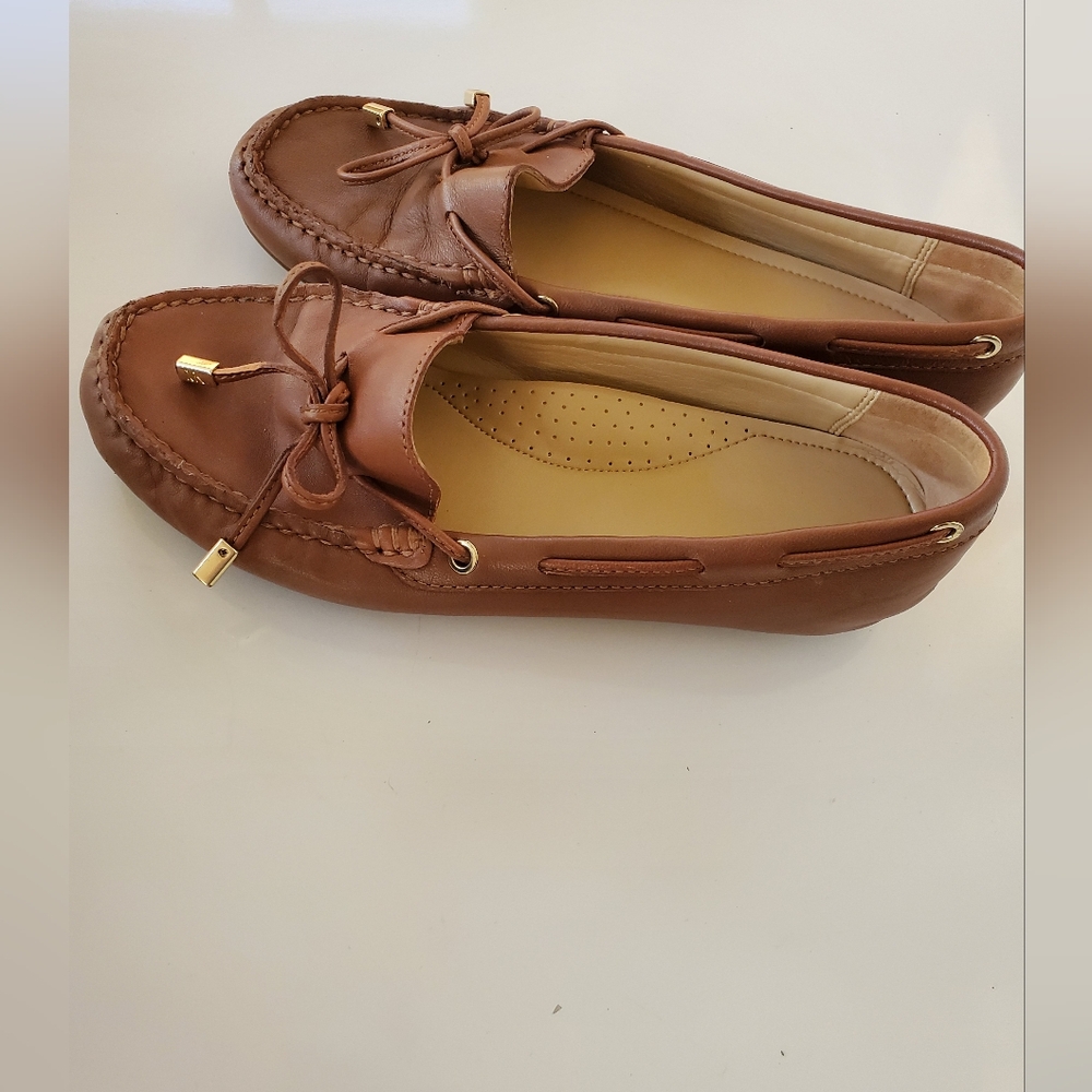 Michael Kors Daisy brown moccasin Loafers Flats Size 7 - Picture 5 of 11